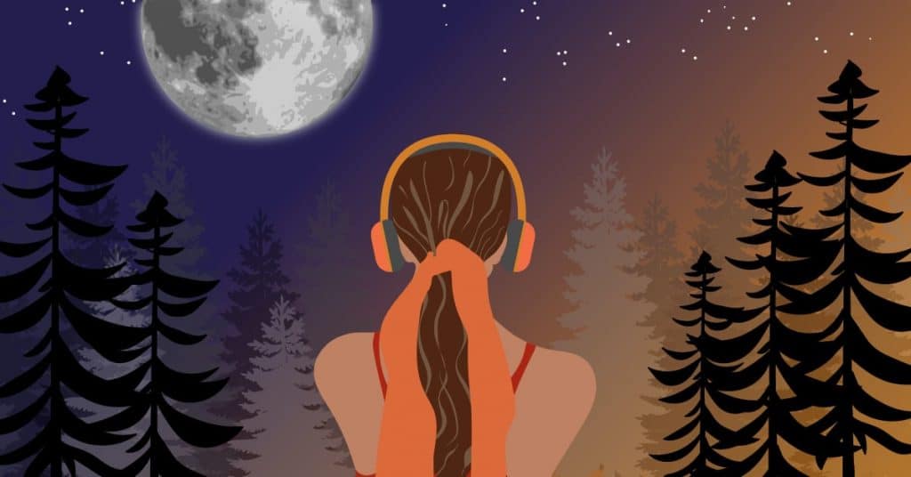 songs about the moon playlist feature