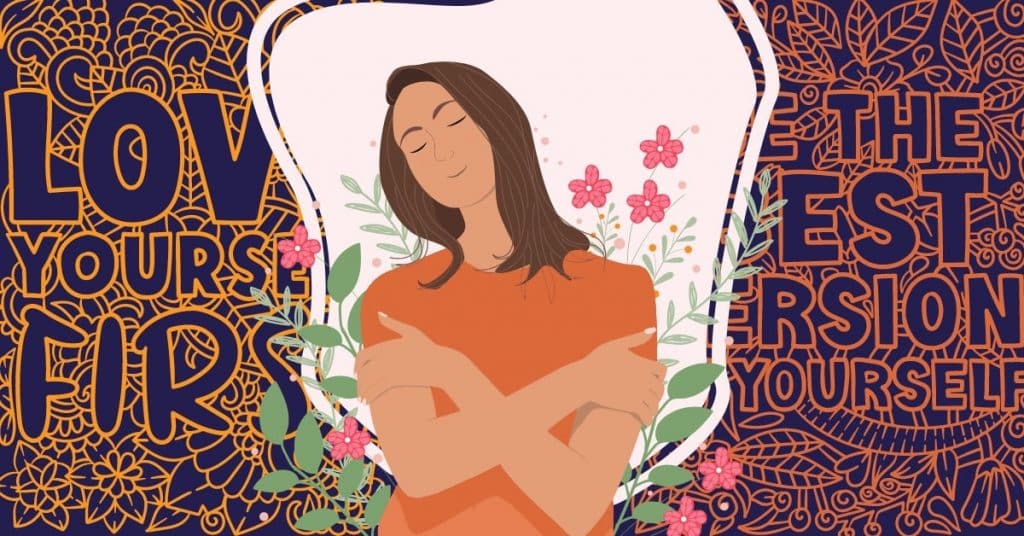 best songs about loving yourself and self love graphic