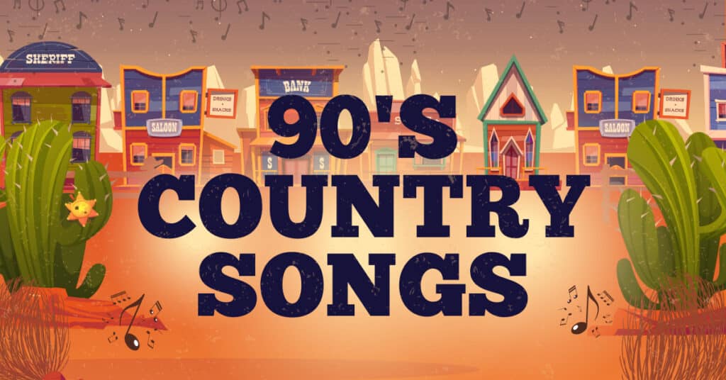 artwork for an article listing the top 90s country songs.