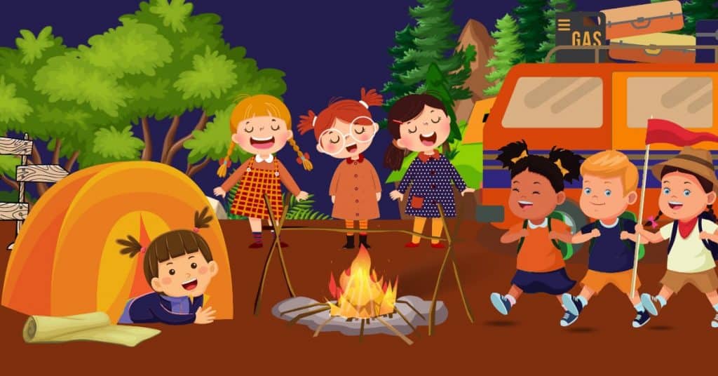 camp songs for kids playlist feature