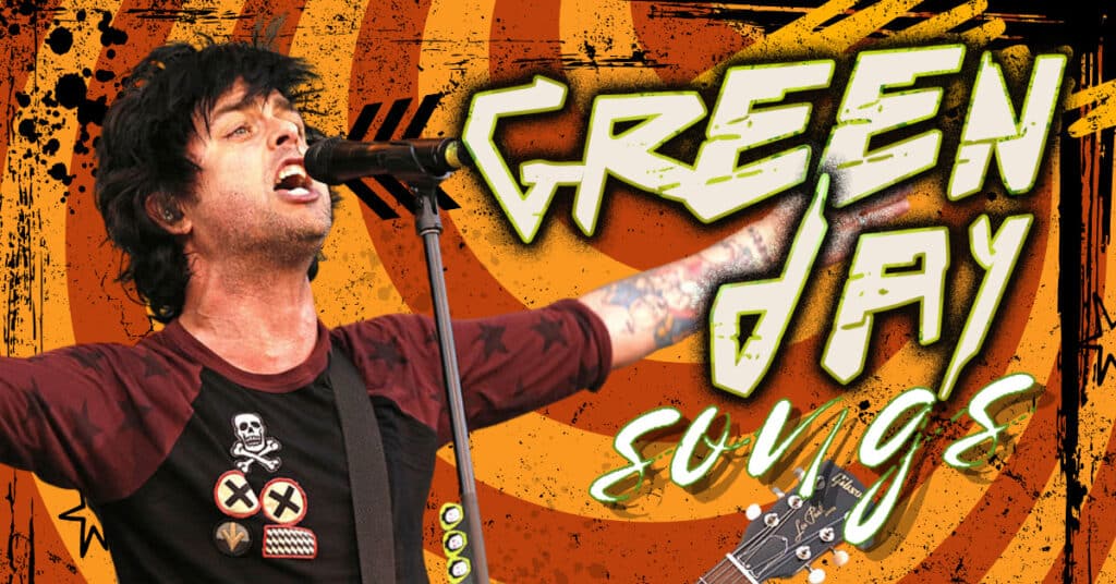 artwork for an article detailing the greatest Green Day songs.