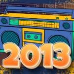 songs from 2013 text graphic art