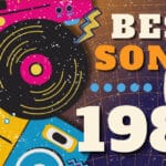 41 Best Songs From 1982 best songs from 1982 text graphic art