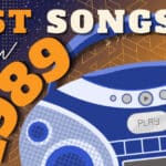 best songs from 1989 text graphic art