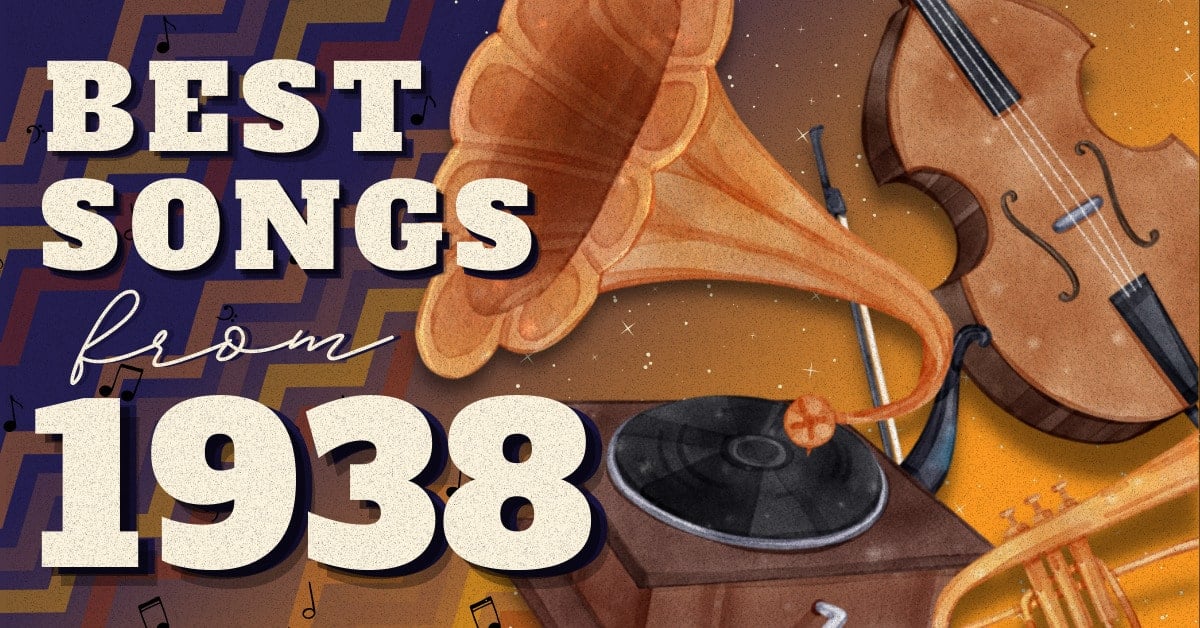 artwork for an article listing the top songs from 1938.
