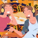 similies girls listening to music artwork